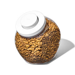 OXO Good Grips Pet POP container with airtight lid preserves freshness for treats.