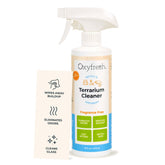 Oxyfresh Premium Terrarium Cleaner bottle spray for easy waste removal and fresh habitats