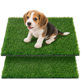 Oiyeefo artificial grass pad for dog potty tray, soft surface and easy cleaning