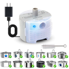 OYES SMA-800 submersible pump bottom view for quiet fountain circulation.