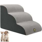 OYLZ Pet Steps angled slope design helps dogs reach the sofa safely.