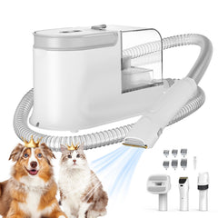 Ozumek dog grooming vacuum front view for easy at-home grooming with strong suction