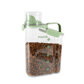 P-ZOONPE dog food container with airtight lid preserves kibble freshness.