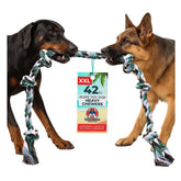 Pacific Pups giant rope toy 42-inch for XXL dogs, ideal for tug-of-war and chewing
