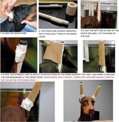 Pacify Doberman Ear Posting Kit side view highlighting flexible ear support