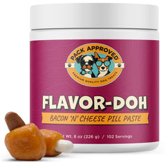 Pack Approved Flavor Doh wraps capsules for easier, mess-free dosing