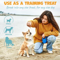 Pack Approved single-ingredient chicken sticks as simple dog treats.