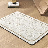 PADOOR pet feeding mat with absorbent surface to contain spills.
