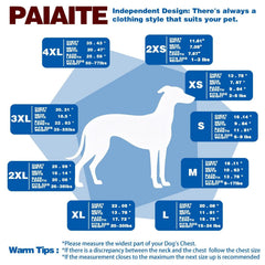 Paiaite colorful striped dog shirts add vibrant style for outdoor strolls.