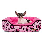 Paiaite rectangle dog bed main view for cozy indoor comfort