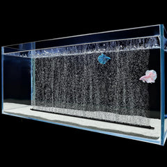 Pairwugui air stone forms a long bubble wall for better aeration.