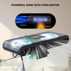PAIZOO aquarium chiller fan dual fans with copper motors delivering quiet cooling