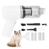 PAKEWAY handheld vacuum with 2-in-1 suction and brushing nozzle cleans sofa fur quickly.