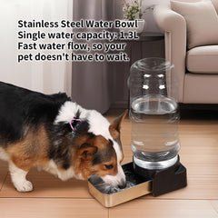 PAKEWAY stainless steel construction ensures durability for active dogs