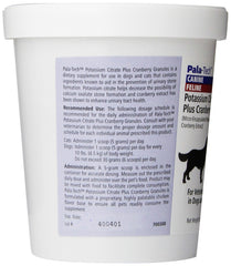 Pala-Tech granules being dosed to support bladder health and stone prevention.