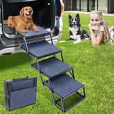 Palatala dog stairs for car foldable compact design for easy storage.