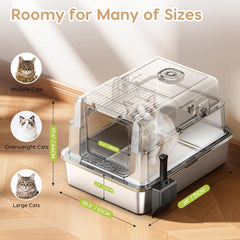 PalNests L8 Ultra-XXXL lid closed; secure, spill free design