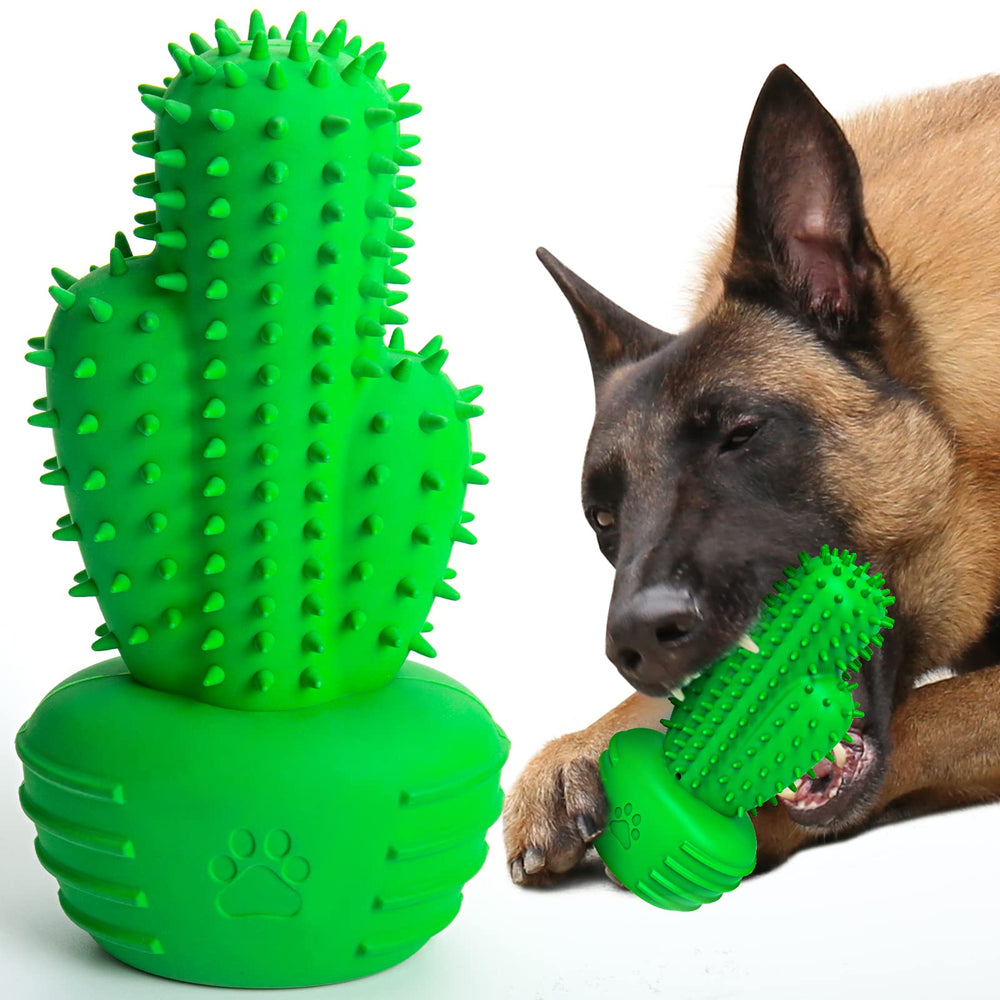Pamlulu toothbrush chew toy with bristles cleans teeth during chewing.