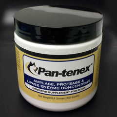 Pan-tenex dog digestive enzymes, bottle pour, for smoother meal-time digestion