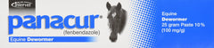 Panacur horse paste dosing tube shown for convenient administration.