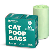 Panther Armor litter bags in a box with dispenser for easy disposal