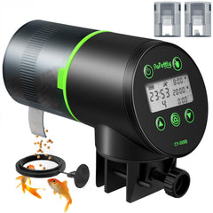 Papettly automatic fish feeder with timer for steady feeding routines