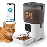 PAPIFEED automatic cat feeder with app control enables precise, remote meal timing.
