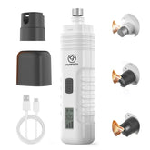 PAPIFEED dog nail grinder with LCD display for precise trims