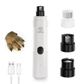 PAPIFEED dog nail grinder with LED light for calm grooming sessions