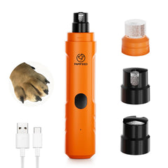 PAPIFEED dog nail grinder with LED light for precise, calm trimming.