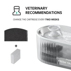 PAPIFEED replacement pre-filter pack β traps hair and debris before the cartridge