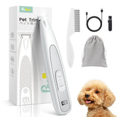 PAPMINI dog paw trimmer with LED display for battery status and precise trimming