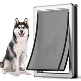Parab House aluminum XL dog door frame, rust-free and durable.