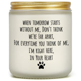 PARDIEUR dog memorial candle in a gift box for heartfelt remembrance.