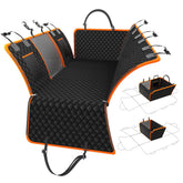 PartsBling 3-in-1 back-seat hammock protecting interior and pet fur during travel.