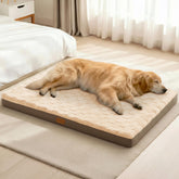 Patas Lague orthopedic dog bed 36x24 full view supports joints during rest.