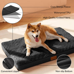 Patas Lague Orthopedic XL Dog Bed anti-slip bottom keeps bed in place