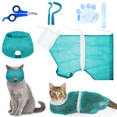 Patelai cat grooming bag set package for safe bathing and grooming.