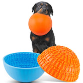 Patelai dog enrichment lick bowls blue set promote slow licking and interactive play