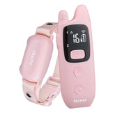 PATPET remote with ergonomic grip for precise dog training and quick corrections.