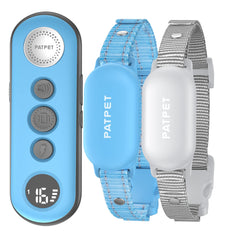 PATPET two-dog shock collar with remote for long-range outdoor training