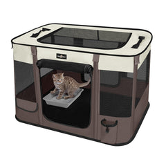PAW BALLET foldable playpen assembly for quick setup in any room