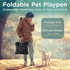 PAW BALLET retractable shade cover provides adjustable sun protection