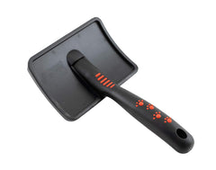 RYAN'S PAW BROTHERS soft pins glide over the coat, protecting sensitive skin during brushing.