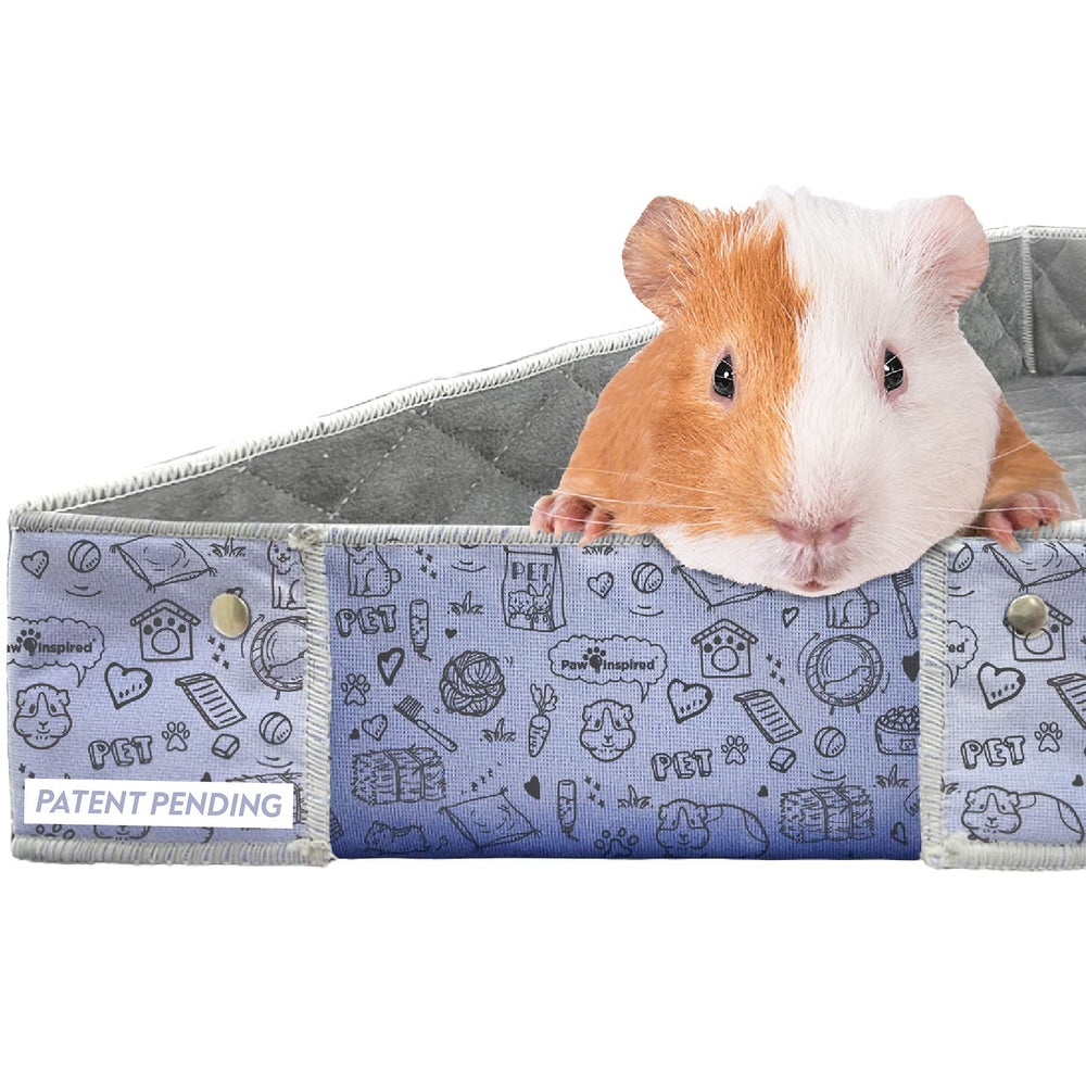 Paw Inspired Critter Box washable cage liner for simple cleanup and reuse.
