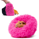 Paw Inspired Furr-O burrowing bed with zip-on base offers a cozy, digging-friendly hideout for small pets.