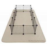 Paw Inspired Playpen Mat top view showing wide coverage for versatile play areas