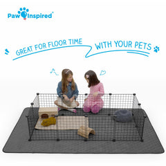 Paw Inspired Sweep-EZ non-stick fleece resists fur and simplifies cleaning.