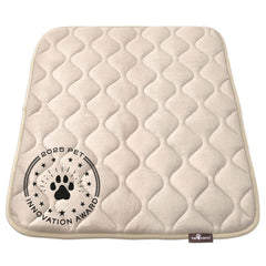 Paw Inspired crate mat with velvet top for cozy dog comfort