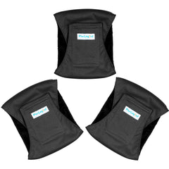 Paw Legend belly band with hook-and-loop closure for quick fastening.